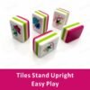 American Mahjong-USA Warehouse free delivery-MJ005-Rose Red