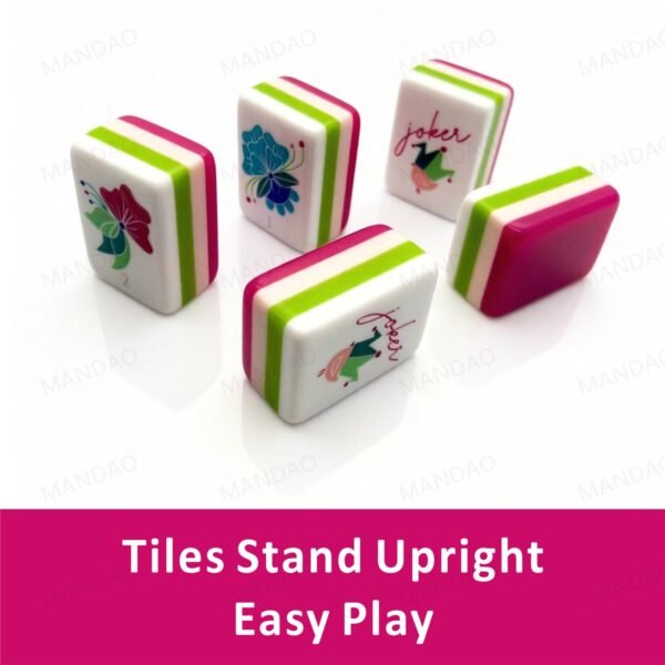 American Mahjong-USA Warehouse free delivery-MJ005-Rose Red
