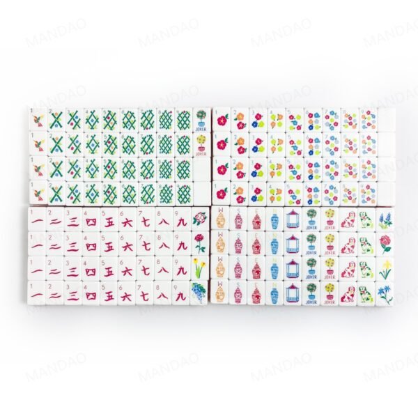 American Mahjong 160 Tiles Set-MJ003-Orange