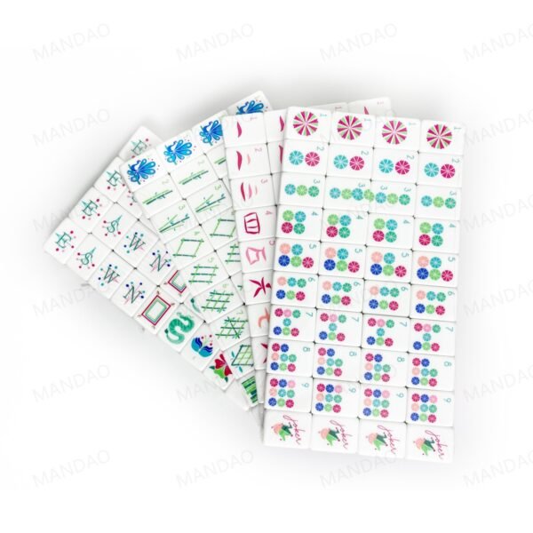 American Mahjong-USA Warehouse free delivery-MJ005-Rose Red