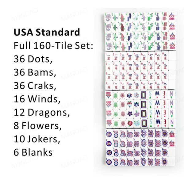 American Mahjong-USA Warehouse free delivery-MJ002-blue