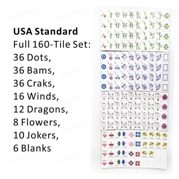 American Mahjong-USA warehouse Free delivery-Mj009-Tortoiseshell