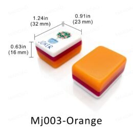 American Mahjong 160 Tiles Set-MJ003-Orange