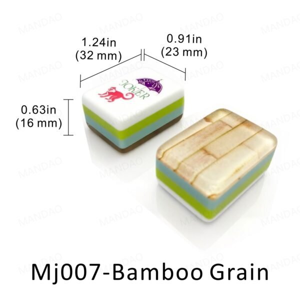 American Mahjong-USA warehouse-Mj007-Bamboo Grain
