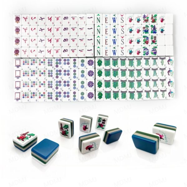 American Mahjong-USA warehouse-MJ006-Navy blue
